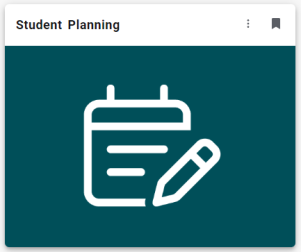 Student Planning card